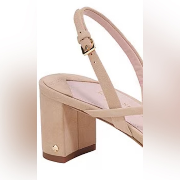 NWT Kate Spade Women's Renee Strappy Slingback Sandals Block Heel Modern Design